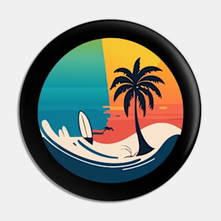 summer surfing vibe Pin