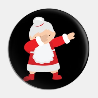 Dabbing Mrs Claus Pin