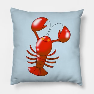 cute red lobster Pillow