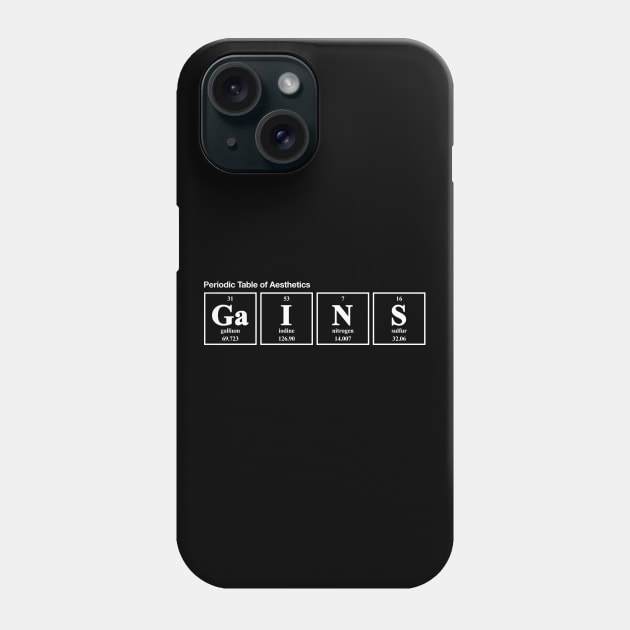 Periodic Table of Aesthetics Phone Case by CCDesign