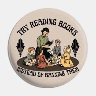 Try Reading Books Pin