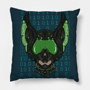 "B4T-BLU3" Mask Design Pillow