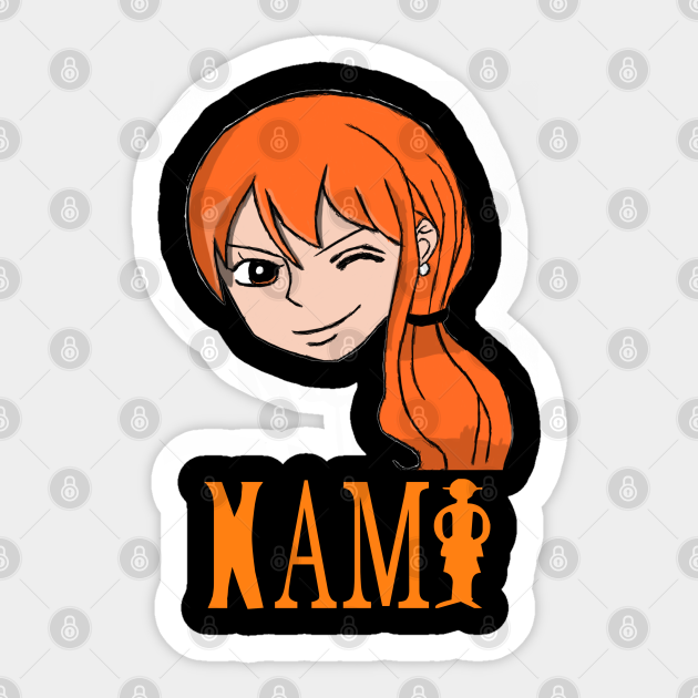 Nami one piece tee - Nami One Piece - Sticker | TeePublic