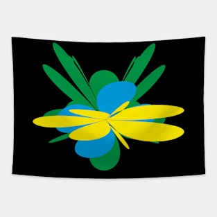 Abstract Ukraine Tapestry