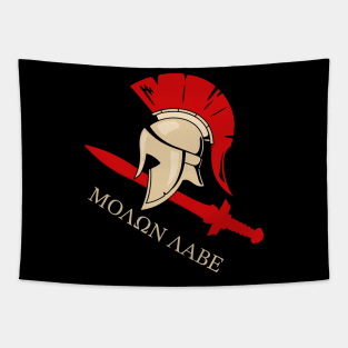 Spartan warrior Tapestry