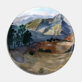 Mountain landscape Pin