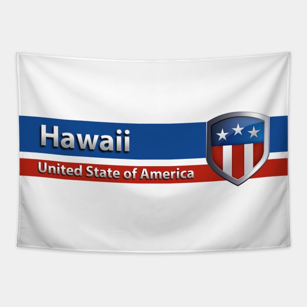 Hawaii - United State of America Tapestry by Steady Eyes