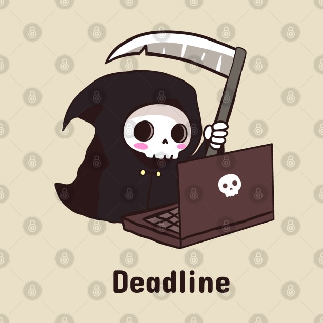 Grim reaper on a deadline by Yarafantasyart