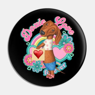 Doxie Love Pin