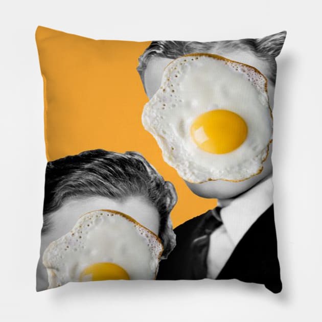 Egg face Pillow by Ding Dang