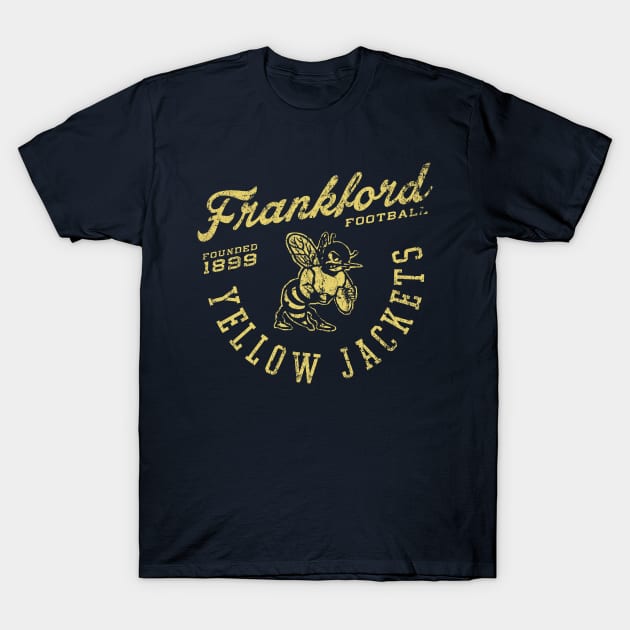 Vintage Frankford Yellow Jackets Old School Logo T-Shirt 
