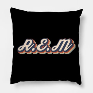 REM Retro Style Pillow