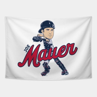 Joe Mauer Caricature Tapestry