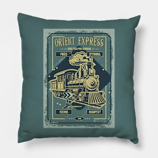 RETRO TRAIN Pillow