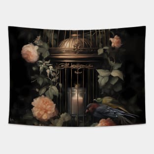 The mystical lovebirds Tapestry