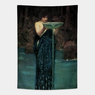 Circe Invidiosa by John William Waterhouse Tapestry