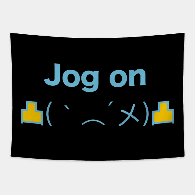 Jog on Tapestry by Blacklinesw9