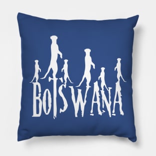 Botswana Meerkats Pillow
