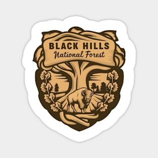 Black Hills National Forest Bison Desing Magnet