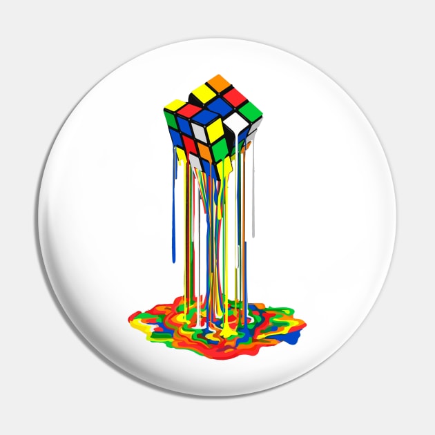 Rubik Cube Pin by Mr.Gugu&MissGo