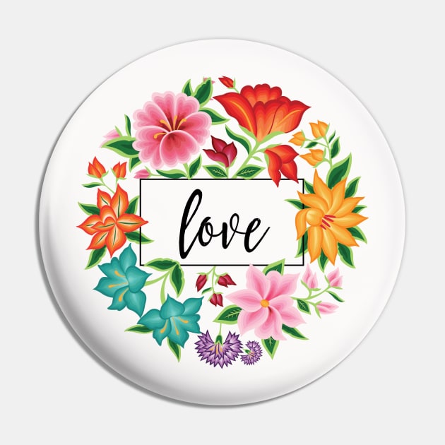 Floral Love Pin by Akbaly