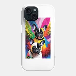 French Bully's with Parrot Wings Phone Case