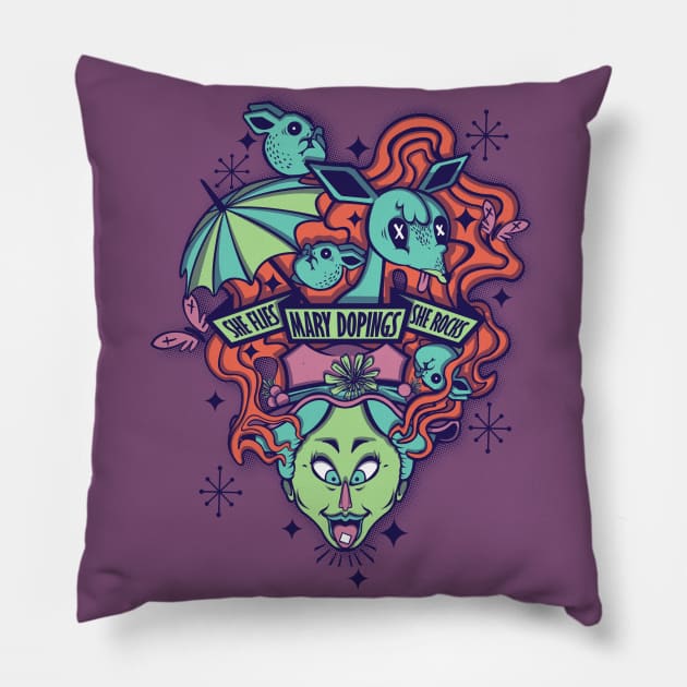 Mary Dopings Pillow by heybro