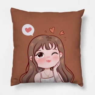 Cute Girl Pillow