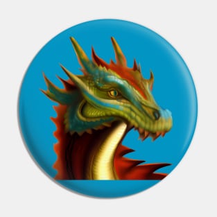 Mournful Dragon Pin
