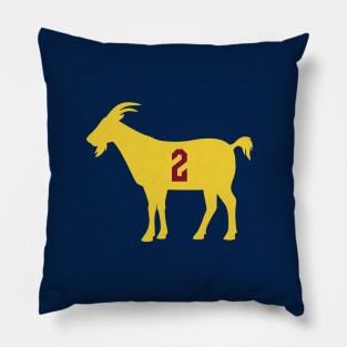 CLE GOAT - 2 - Navy Pillow