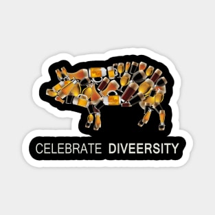 Celebrate Diversity Craft Beer Lover Drinking gift Magnet