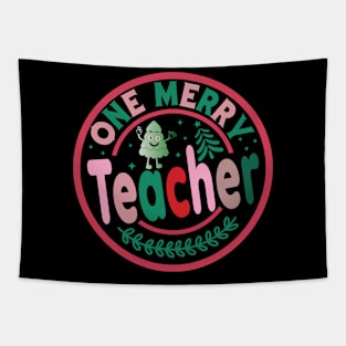 One Merry Teacher Tapestry