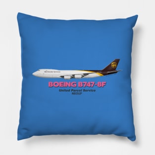 Boeing B747-8F - United Parcel Service Pillow