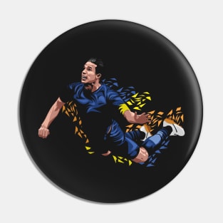 Van Persie Flying Header Pin