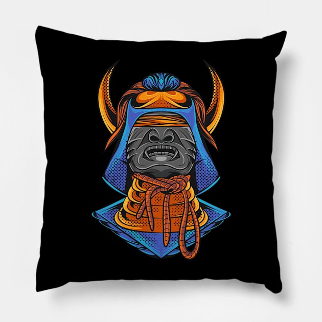 Samurai Pillow by San Creative