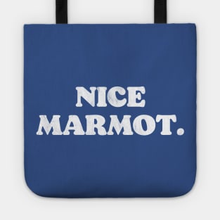 Nice Marmot. Funny The Dude Big Lebowski Tote