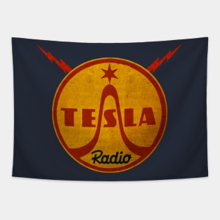 Tesla Vintage Radio Tapestry