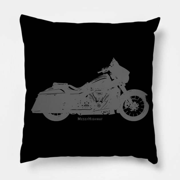 Harley CVO Street Glide 19, shadow Pillow by MessyHighway