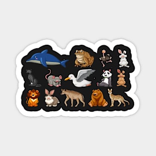 Set of Animals Magnet