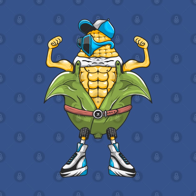 Tight muscles of corn - I'm so strong by Reenmp