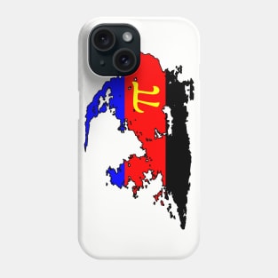 Pride Koria Map - Polyamorous Phone Case