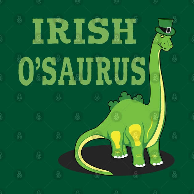 St Patrick's Day Irish Dinosaur St Paddy's Day Shamrock Gift by Maxx Exchange