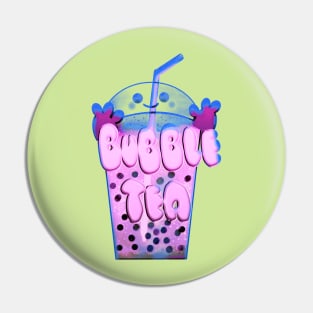 Purple bubble tea Pin