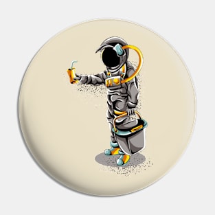 Astronaut Shopping Pin