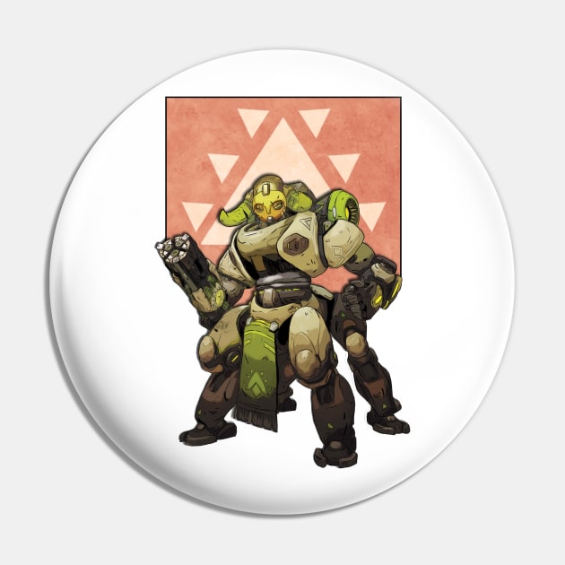 Overwatch - Orisa Pin by LiamShaw