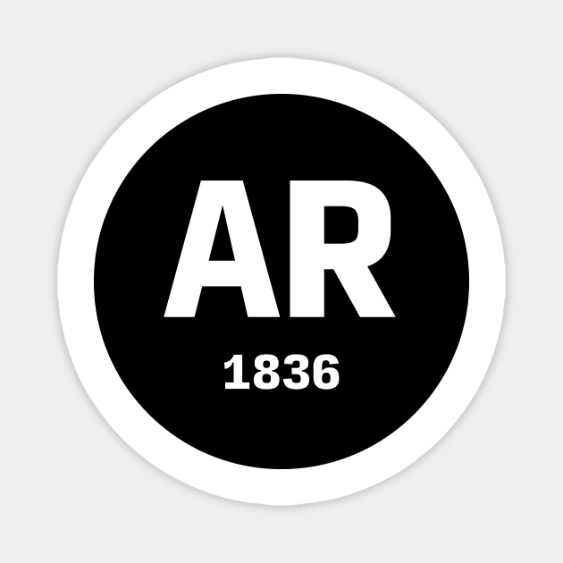 Arkansas | AR 1836 Magnet by KodeLiMe