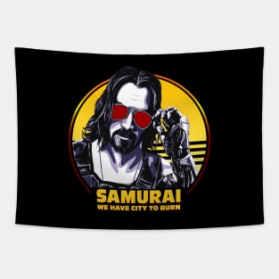 Cyberpunk - Johnny Silverhand - Samurai Tapestry