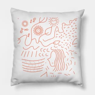 Kyo Hyourin Feminim Art Design Pillow