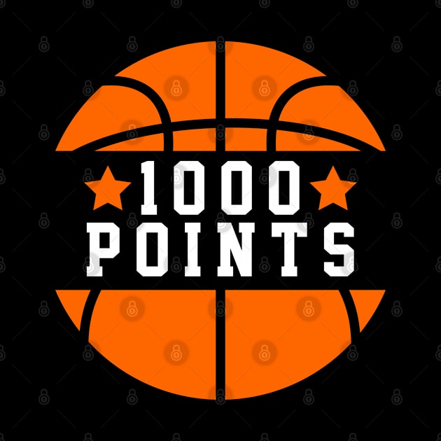 1000 Points Basketball Scorer High School Basketball Mom by CoolDesignsDz