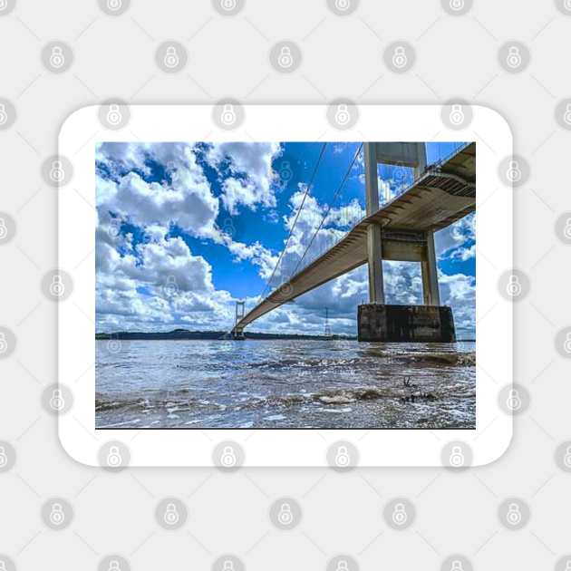 Severn Bridge Magnet by Graz-Photos